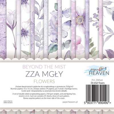 Sada oboustranně potištěných papírů PAPER HEAVEN 6x6" - Beyond the Mist - sada 24 listů