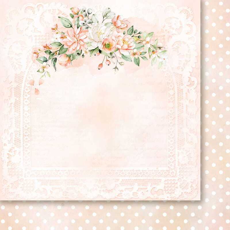 Sada oboustranně potištěných papírů PAPER HEAVEN 12x12" - First Kiss