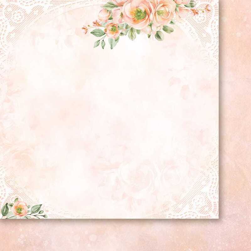 Sada oboustranně potištěných papírů PAPER HEAVEN 12x12" - First Kiss