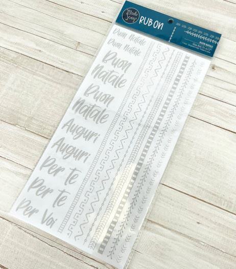 Rub-on (propisot) MODA SCRAP ozdobné linky - 1 arch