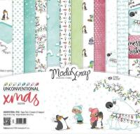 Sada papírů MODA SCRAP 12x12" - Unconventional Xmas - sada 12 listů