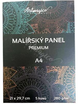 Malířské panely Artmagico 280g/m2 - sada 5 ks