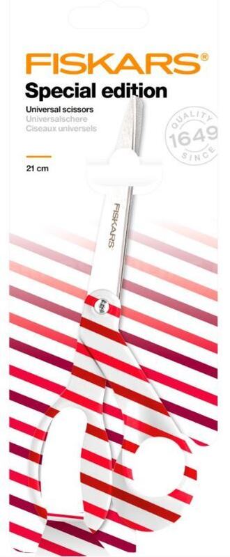 Nůžky Fiskars, pruhované, 21 cm