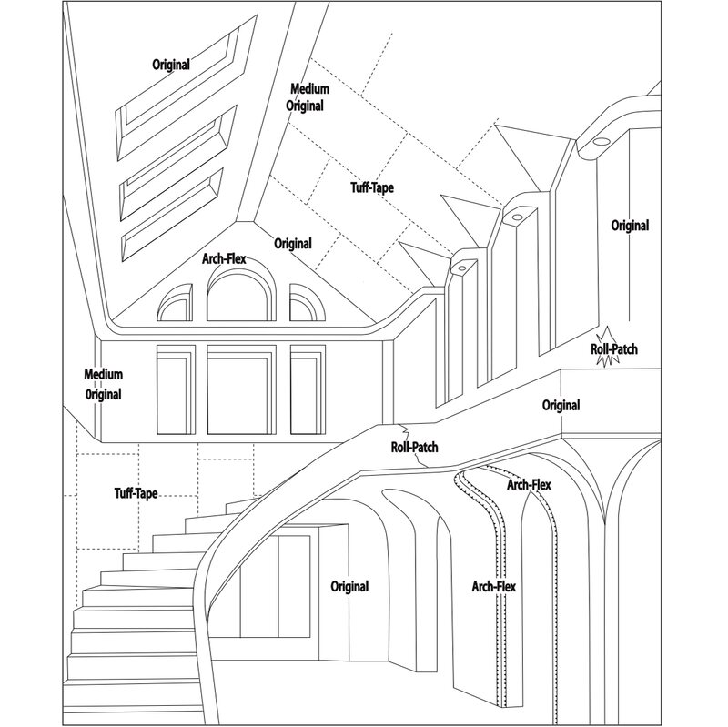 Rohová páska Strait-flex ARCH-FLEX - 86 mm x 15 m