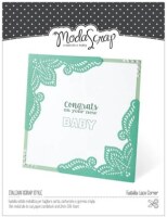 Vyřezávací šablony MODA SCRAP - krajkový roh - 1 ks