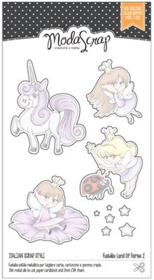 Vyřezávací šablony k razítkům MODA SCRAP - Víly 2 - sada 10 ks