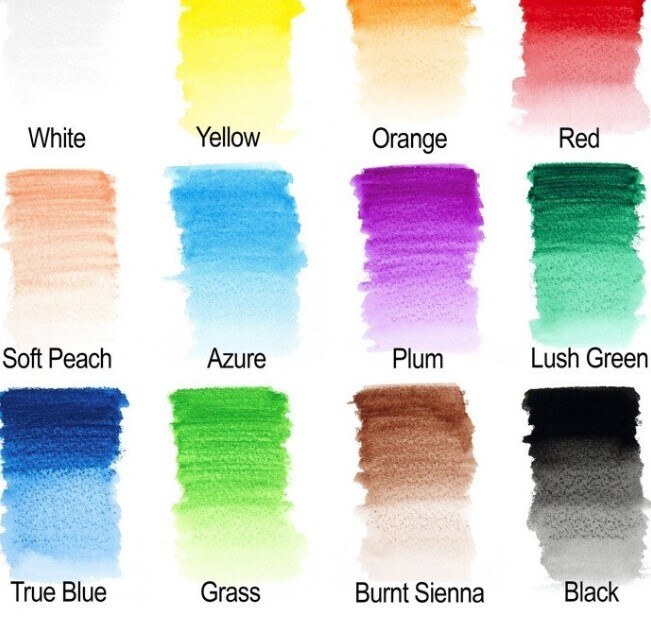 WINSOR & NEWTON akvarelové pastelky 12ks