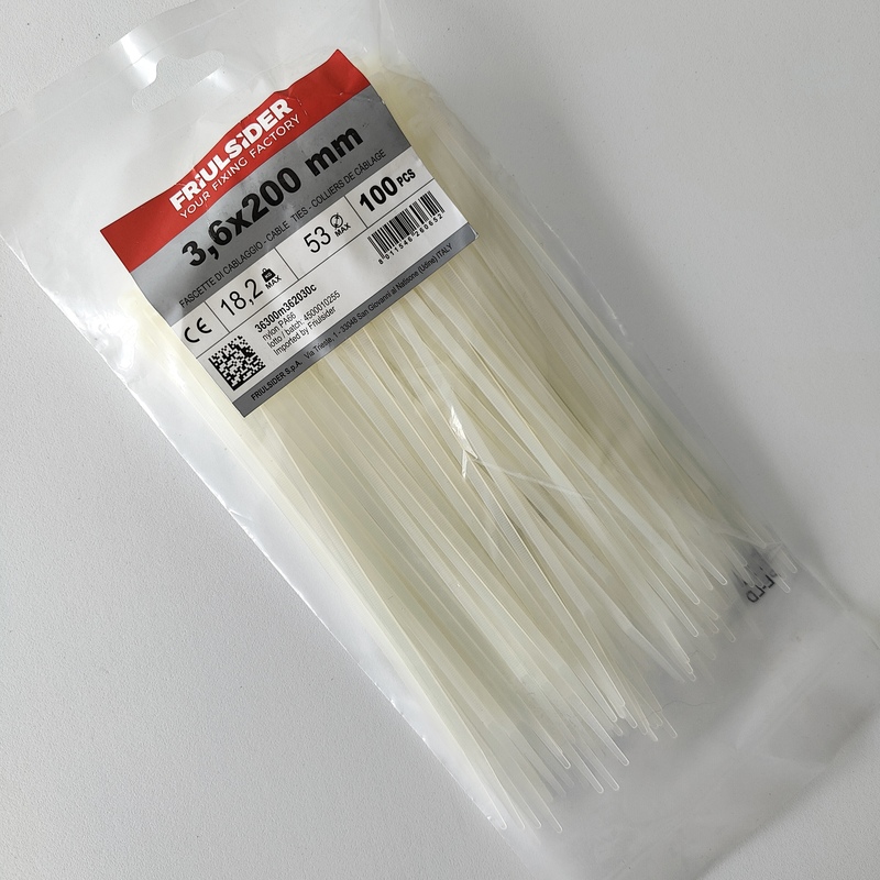 Stahovací páska Friulsider - BÍLÁ