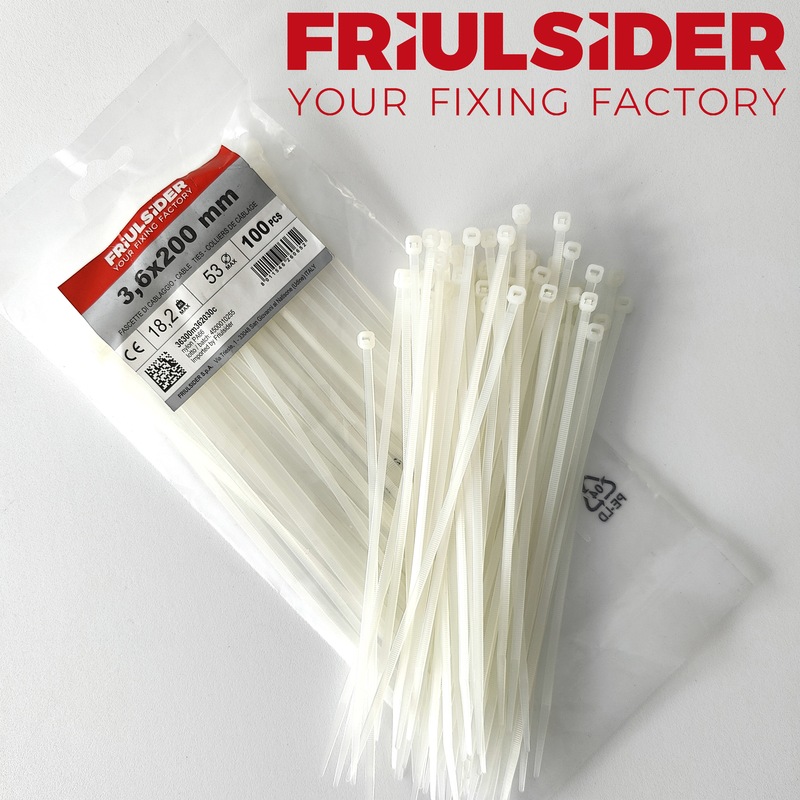 Stahovací páska Friulsider - BÍLÁ