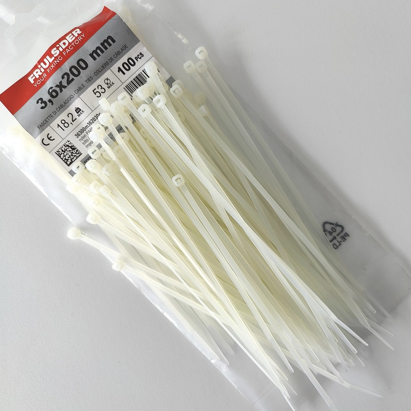 Stahovací páska Friulsider - BÍLÁ