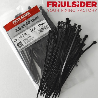 Stahovací páska Friulsider - ČERNÁ