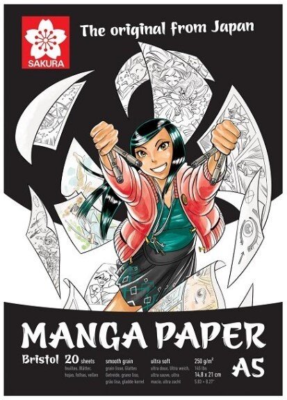 Blok SAKURA Manga A5 - 250g - 20 listů