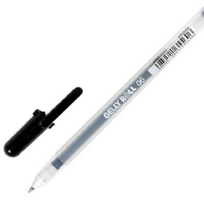 Gelový popisovač SAKURA černý - 1 ks