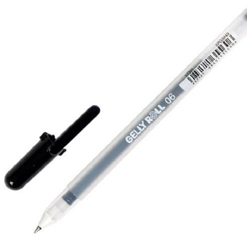 Gelový popisovač SAKURA černý - 1 ks