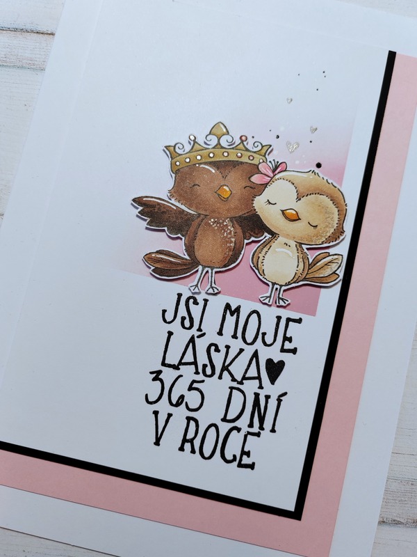 Přání ruční výroba - Sovy