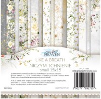 Sada oboustranně potištěných papírů PAPER HEAVEN 6x6" - Like a Breath - sada 24 listů