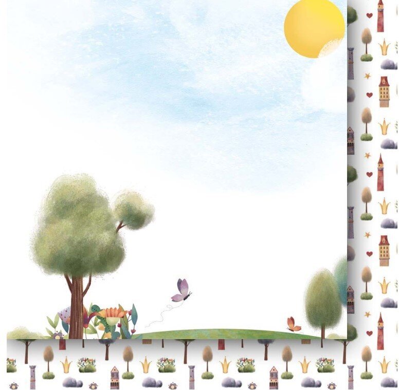 Sada oboustranně potištěných papírů PAPER HEAVEN 6x6" - Over the Hills