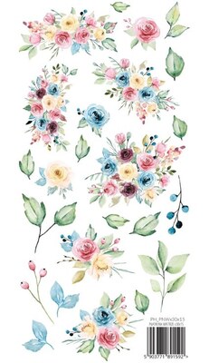 Oboustranně potištěný papír PAPER HEAVEN 12x6" - Petals on the Wind - 1 ks