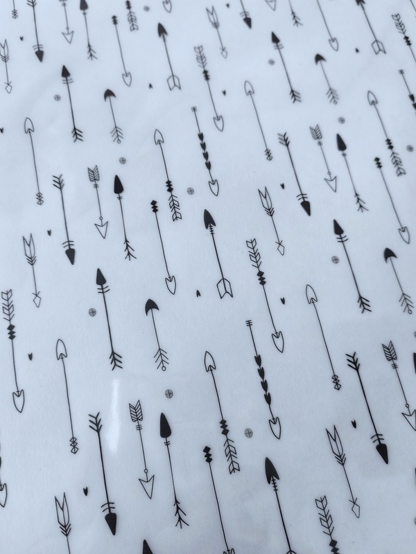 Vellum/pergamenový papír 12x12" - Love is in the Air 01 - 1 ks