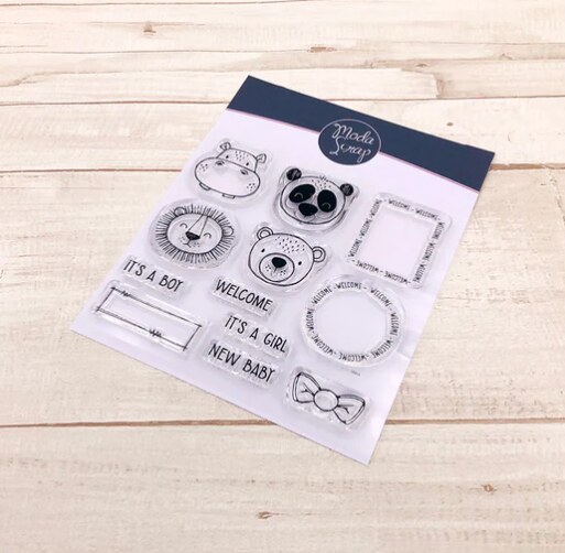 Silikonová razítka MODA SCRAP - Zvířátka