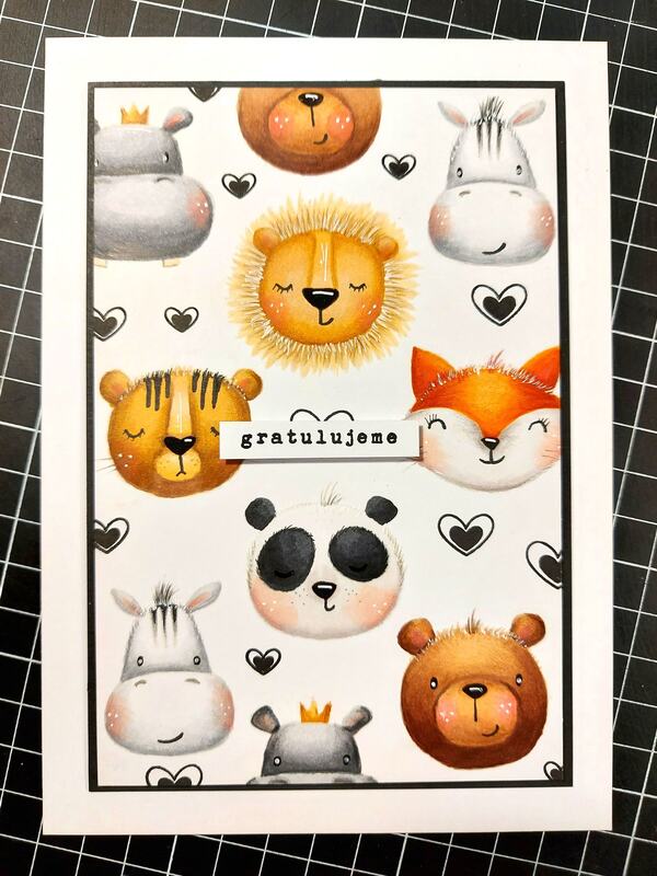 Silikonová razítka MODA SCRAP - Zvířátka