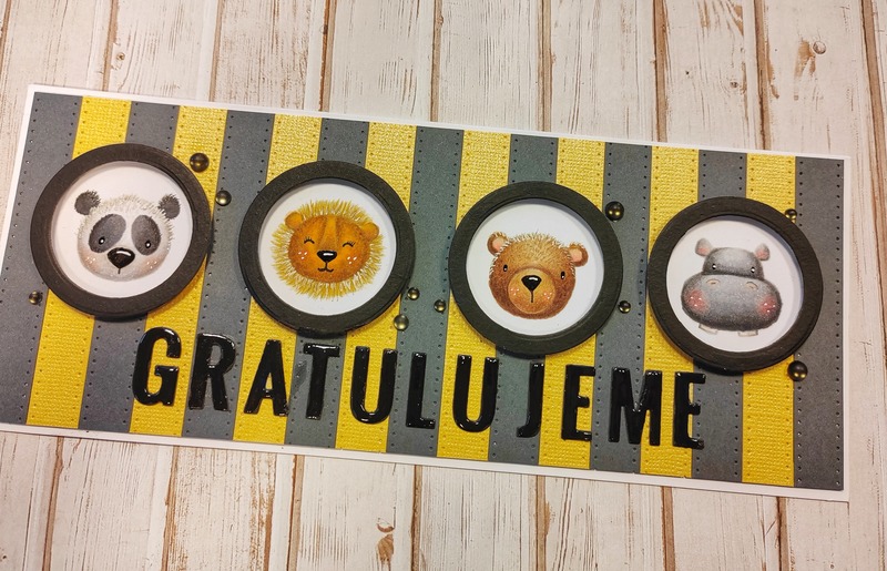 Silikonová razítka MODA SCRAP - Zvířátka