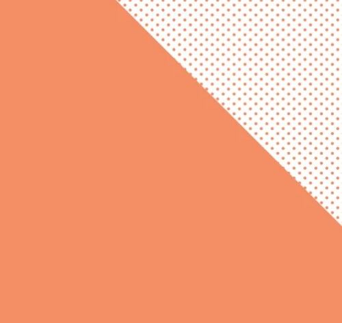 Oboustranně potištěný papír MODA SCRAP 12x12" - Pastel Mandarin - 1 ks