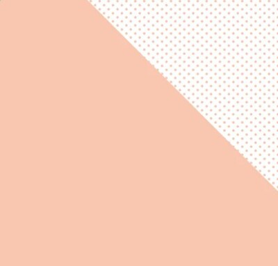 Oboustranně potištěný papír MODA SCRAP 12x12" - Pastel Peach - 1 ks