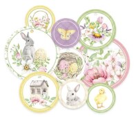 Dekorativní visačky P13 - Spring is calling - sada 9 ks