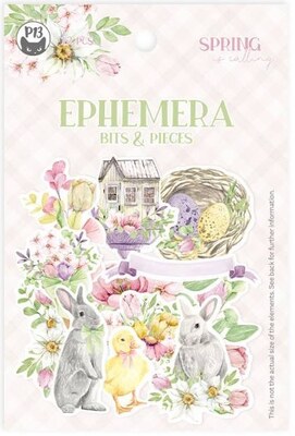 Papírové výseky P13 - Spring is calling - sada 12 ks