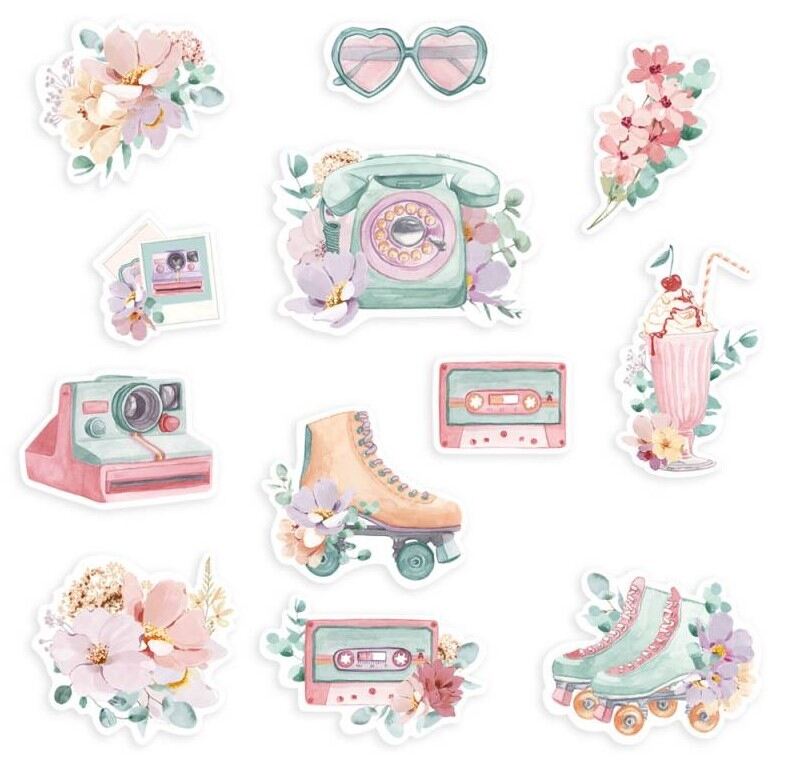 Papírové výseky P13 - Have Fun - sada 12 ks