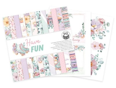 Sada scrapbookových oboustranně potištěných papírů P13 6x6" - Have Fun - sada 24 listů