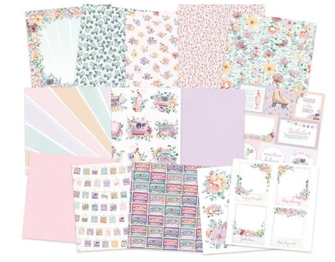 Sada scrapbookových oboustranně potištěných papírů P13 6x6" - Have Fun - sada 24 listů