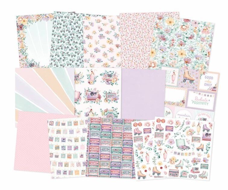 Sada scrapbookových oboustranně potištěných papírů P13 12x12" - Have Fun - sada 12 listů