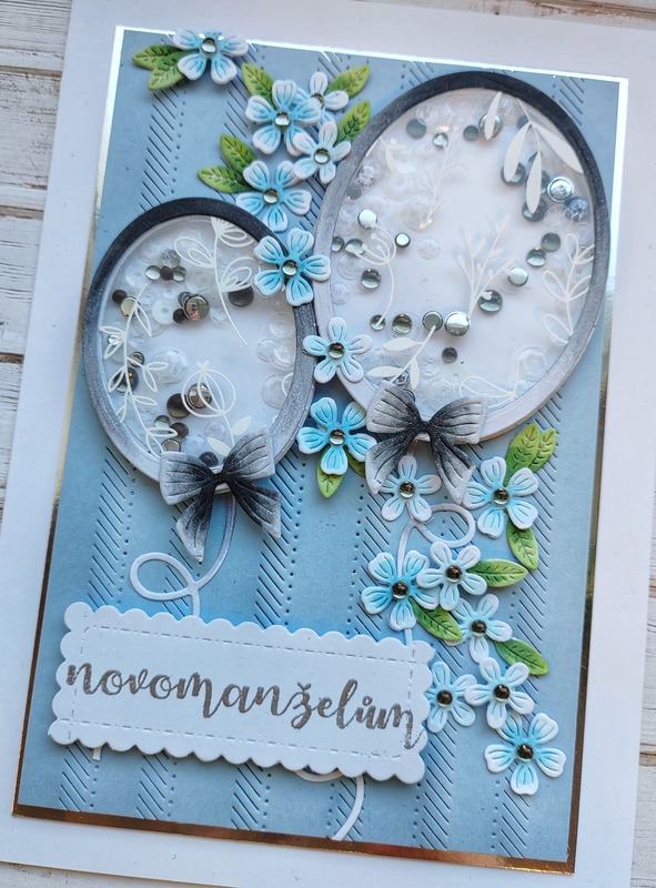 Přání ruční výroba - Novomanželům