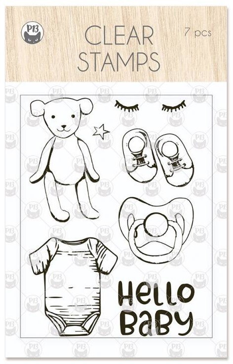 Sada silikonových razítek P13 - Baby Joy - sada 7 ks