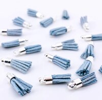 Ozdoba MODA SCRAP - střapec světle modrý - sada 10 ks