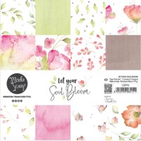 Sada papírů MODA SCRAP 6x6" - Let your soul bloom - sada 12 listů