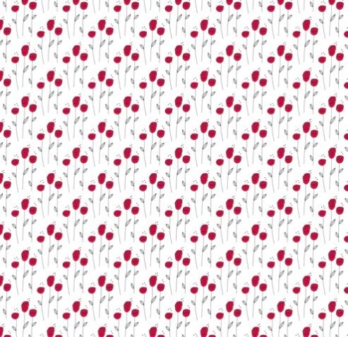 Sada papírů MODA SCRAP 12x12" - Spring Poppies - sada 12 listů