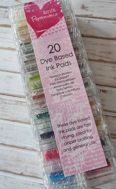 Barevné DYE inkousty PAPERMANIA - sada 20 ks