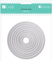Vyřezávací šablony dpCraft - kruhy - sada 8 ks