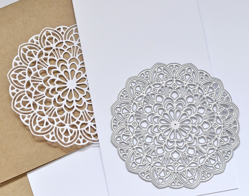 Vyřezávací šablony dpCraft - mandala - 1 ks