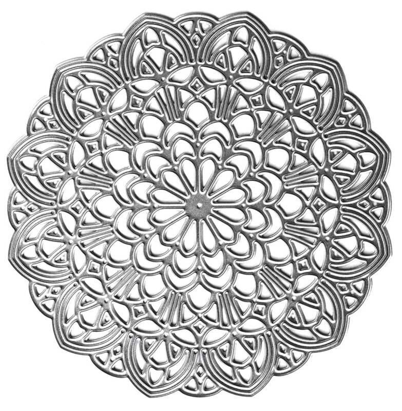 Vyřezávací šablony dpCraft - mandala - 1 ks