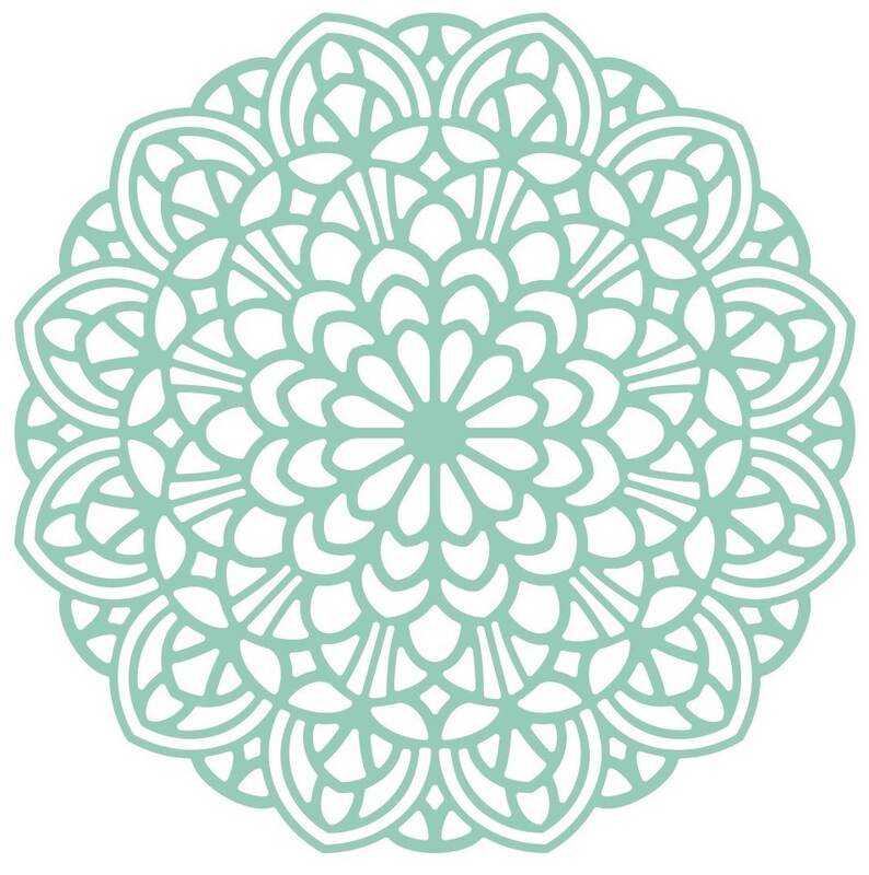 Vyřezávací šablony dpCraft - mandala - 1 ks