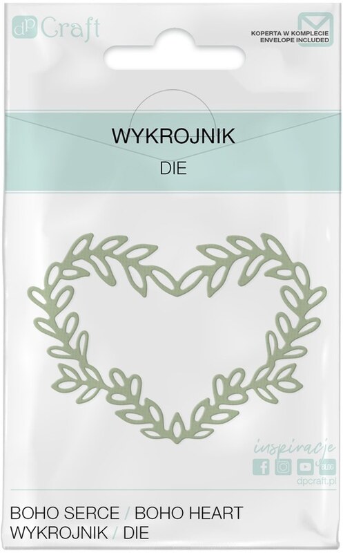 Vyřezávací šablony dpCraft - srdce malé - 1 ks