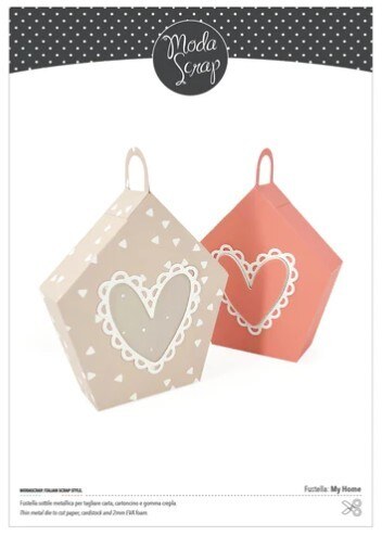 Vyřezávací šablony MODA SCRAP - domek