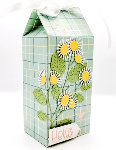 Vyřezávací šablony MODA SCRAP - Sedmikrásky - sada 4 ks