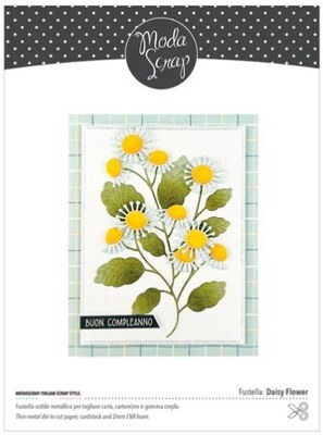 Vyřezávací šablony MODA SCRAP - Sedmikrásky - sada 4 ks