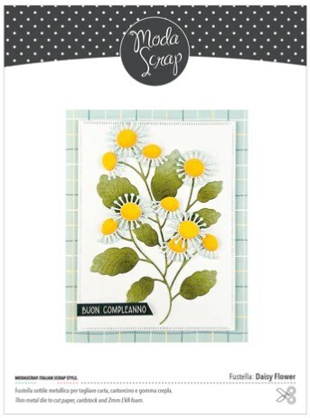 Vyřezávací šablony MODA SCRAP - Sedmikrásky - sada 4 ks