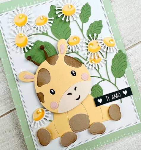 Vyřezávací šablony MODA SCRAP - Sedmikrásky - sada 4 ks